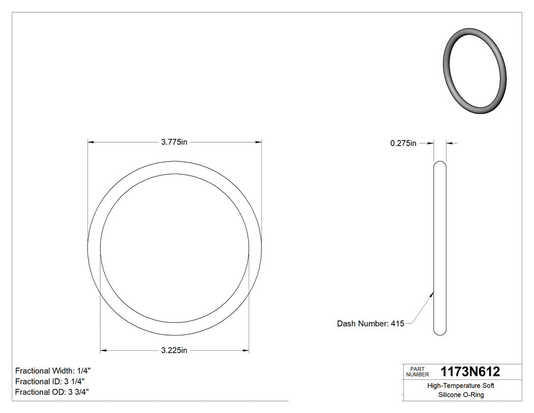 Technical drawing - 1173N612